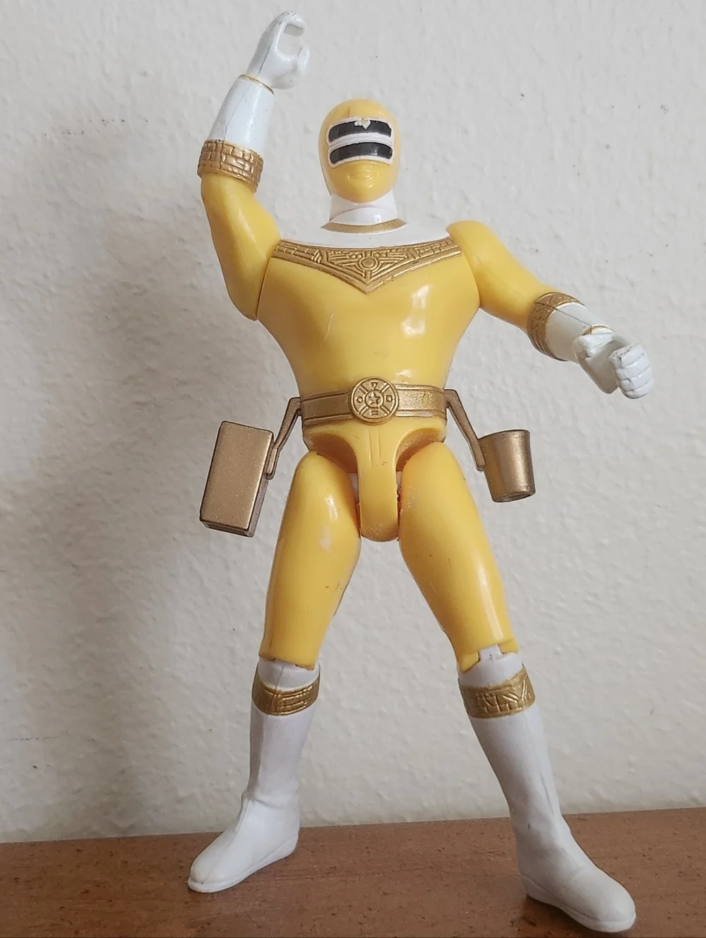 1996 Yellow Power Ranger II Action Figure 5
